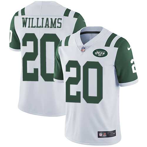 Nike New York Jets #20 Marcus Williams White NFL Vapor Untouchable Limited Jersey,We sell and wholesale Nike New York Jets #20 Marcus Williams White NFL Vapor Untouchable Limited Jersey on line form chian!